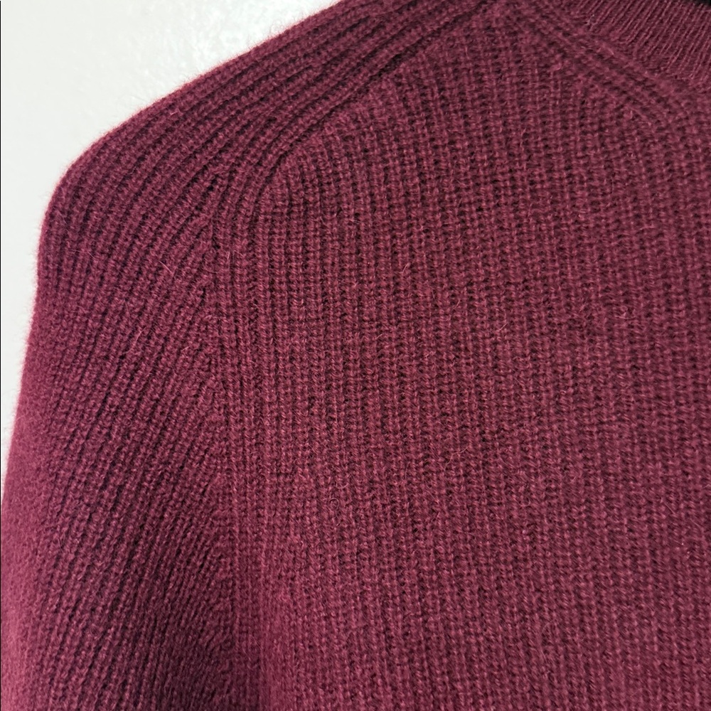 Ann Taylor Burgundy Turtleneck Sweater Sz XS - Picture 3 of 9